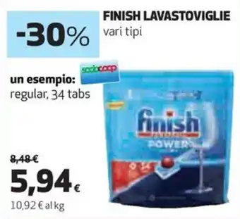 Coop FINISH LAVASTOVIGLIE vari tipi offerta