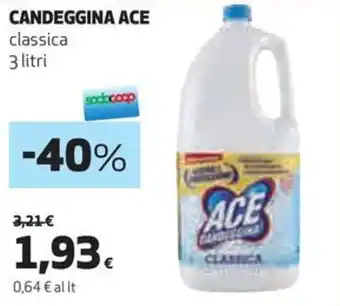 Coop CANDEGGINA ACE classica 3 litri offerta