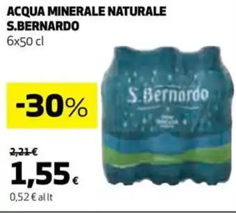 Coop ACQUA MINERALE NATURALE S.BERNARDO 6x50 cl offerta