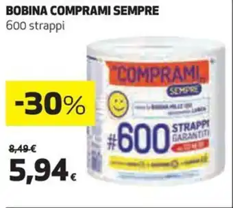 Coop BOBINA COMPRAMI SEMPRE 600 strappi offerta