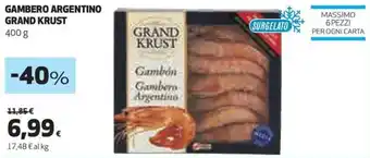 Coop GAMBERO ARGENTINO GRAND KRUST 400 g offerta