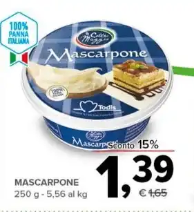 Todis MASCARPONE 250 g offerta