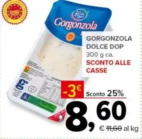 Todis GORGONZOLA DOLCE DOP 300 g offerta
