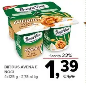 Todis BIFIDUS AVENA E NOCI offerta