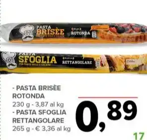 Todis PASTA BRISÈE ROTONDA 230 g offerta