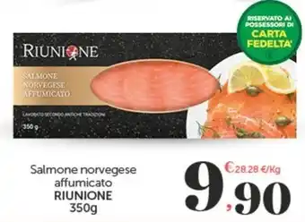 Despar Salmone norvegese affumicato RIUNIONE 350g offerta