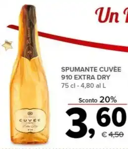 Todis SPUMANTE CUVÈE 910 EXTRA DRY 75 cl offerta