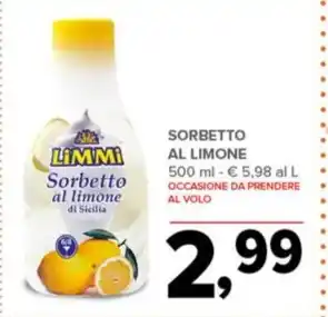 Todis SORBETTO AL LIMONE 500 ml offerta