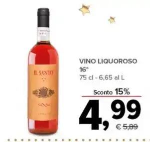 Todis VINO LIQUOROSO 16° 75 cl offerta