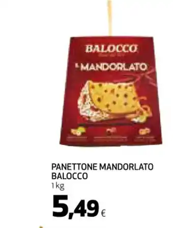 Coop PANETTONE MANDORLATO BALOCCO 1kg offerta