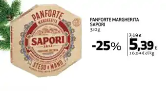 Coop PANFORTE MARGHERITA SAPORI 320 g offerta