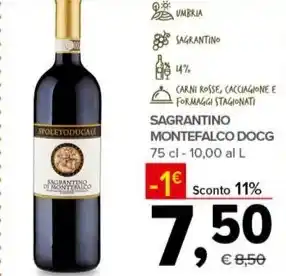SAGRANTINO MONTEFALCO DOCG 75 cl