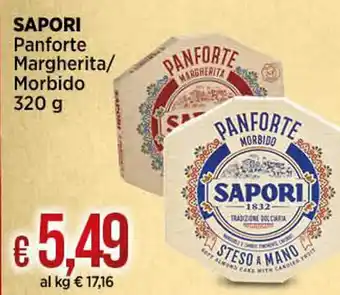SAPORI Panforte Margherita/ Morbido 320 g