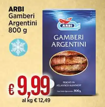 Ipercoop ARBI Gamberi Argentini 800 g offerta