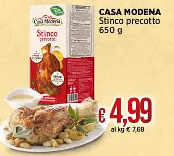 Ipercoop CASA MODENA Stinco precotto 650 g offerta