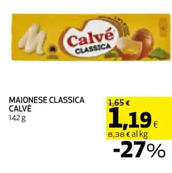 Coop MAIONESE CLASSICA CALVÉ 142 g offerta