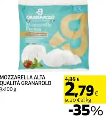 Coop MOZZARELLA ALTA QUALITÀ GRANAROLO 3x100 g offerta