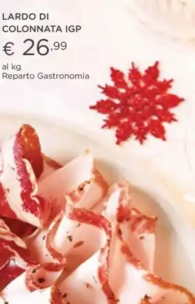 Esselunga LARDO DI COLONNATA IGP offerta