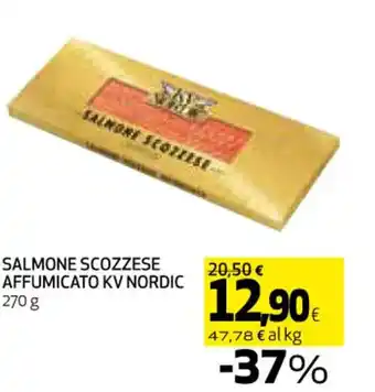 Coop SALMONE SCOZZESE AFFUMICATO KV NORDIC 270 g offerta