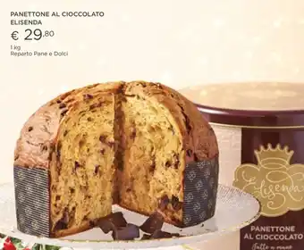 Esselunga PANETTONE AL CIOCCOLATO ELISENDA offerta