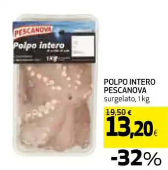 Coop POLPO INTERO PESCANOVA surgelato, 1 kg offerta