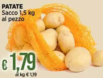 Ipercoop PATATE Sacco 1,5 kg offerta