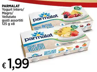Ipercoop PARMALAT Yogurt Intero/ Magro/ Vellutato gusti assortiti 125 g x8 offerta