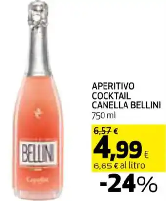 Coop APERITIVO COCKTAIL CANELLA BELLINI 750 ml offerta