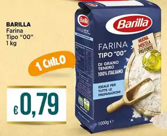 Ipercoop BARILLA Farina Tipo "00" 1 kg offerta