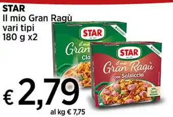 STAR Il mio Gran Ragù vari tipi 180 g x2