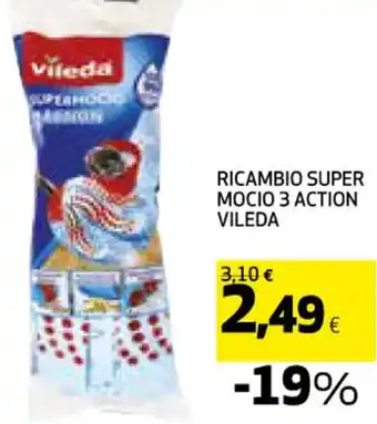Coop RICAMBIO SUPER MOCIO 3 ACTION VILEDA offerta