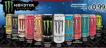 Ipercoop MONSTER ENERGY Bevanda Energetica. vari tipi 50 cl offerta