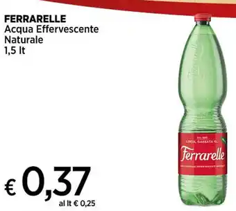 Ipercoop FERRARELLE Acqua Effervescente Naturale 1,5 lt offerta