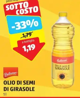 ALDI OLIO DI SEMI DI GIRASOLE offerta