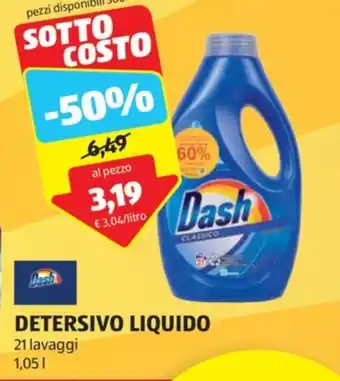 ALDI DETERSIVO LIQUIDO 1,05 l offerta