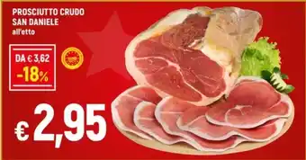 PROSCIUTTO CRUDO SAN DANIELE all'etto