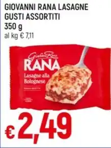 Famila GIOVANNI RANA LASAGNE GUSTI ASSORTITI offerta