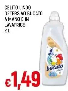 Famila CELITO LINDO DETERSIVO BUCATO A MANO E IN LAVATRICE offerta
