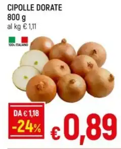 Famila CIPOLLE DORATE offerta