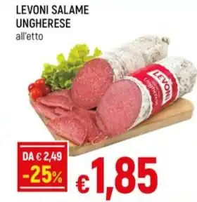 Famila LEVONI SALAME UNGHERESE offerta