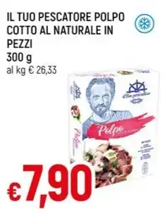 Famila IL TUO PESCATORE POLPO COTTO AL NATURALE IN PEZZI offerta