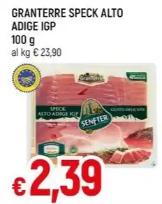 Famila GRANTERRE SPECK ALTO ADIGE IGP offerta