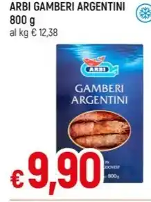 Famila ARBI GAMBERI ARGENTINI 800 g offerta