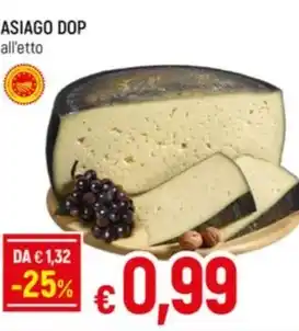 Famila ASIAGO DOP all'etto offerta