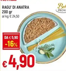 RAGU' DI ANATRA 200 gr