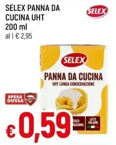 Famila SELEX PANNA DA CUCINA UHT offerta