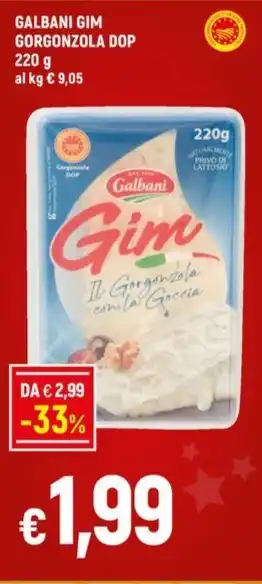 Famila GALBANI GIM GORGONZOLA DOP 220 g offerta