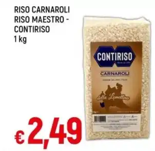 Famila RISO CARNAROLI RISO MAESTRO - CONTIRISO 1 kg offerta
