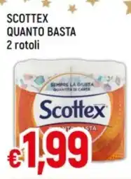 Famila SCOTTEX QUANTO BASTA 2 rotoli offerta