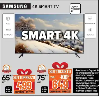 Expert SAMSUNG 4K SMART TV 75'' offerta
